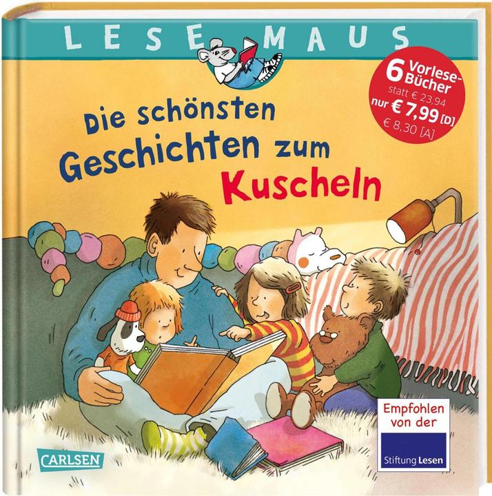 Produktbild LESEMAUS Sonderbände: Die schönsten Geschichten zum Kuscheln (Deutsch, Susanne Laschütza, Liane Schneider, Gabriela Krümmel, Catharina Westphal, Sabine Choinski, Christian Tielmann, Eva Wenzel-Bürger, 2021)