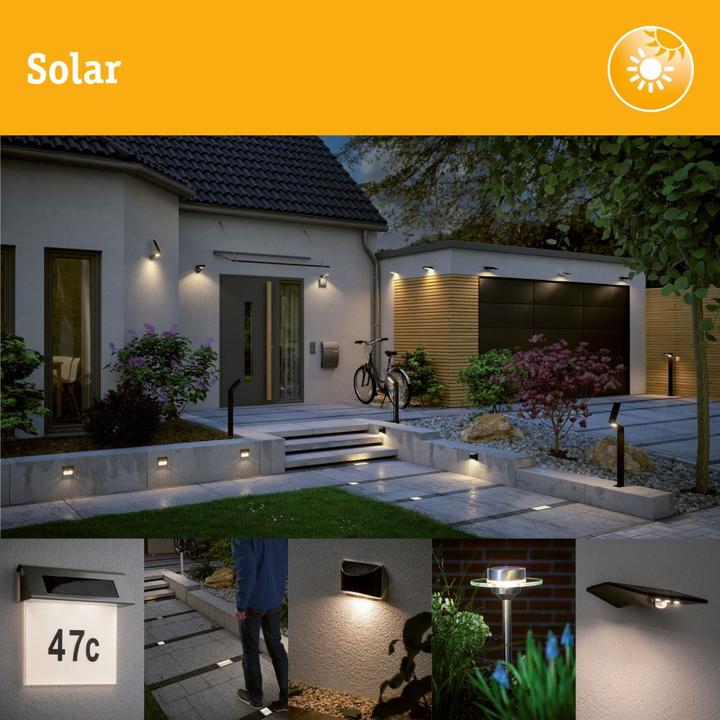 Image du produit Paulmann Numéros de maison solaires (14 lm, IP44)