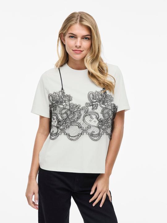 Immagine prodotto Vila VIRADA Spitzenverziertes T-Shirt (S)