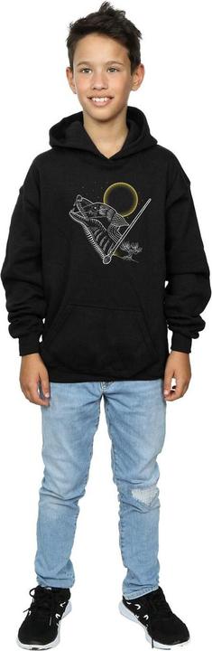 Produktbild Werewolf Line Art Kapuzenpullover Jungen (152, 158)
