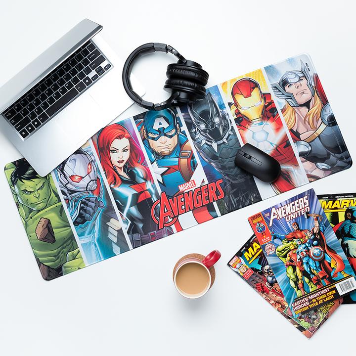 Actual product image Paladone Products Marvel Avengers Desk Mat (XL)