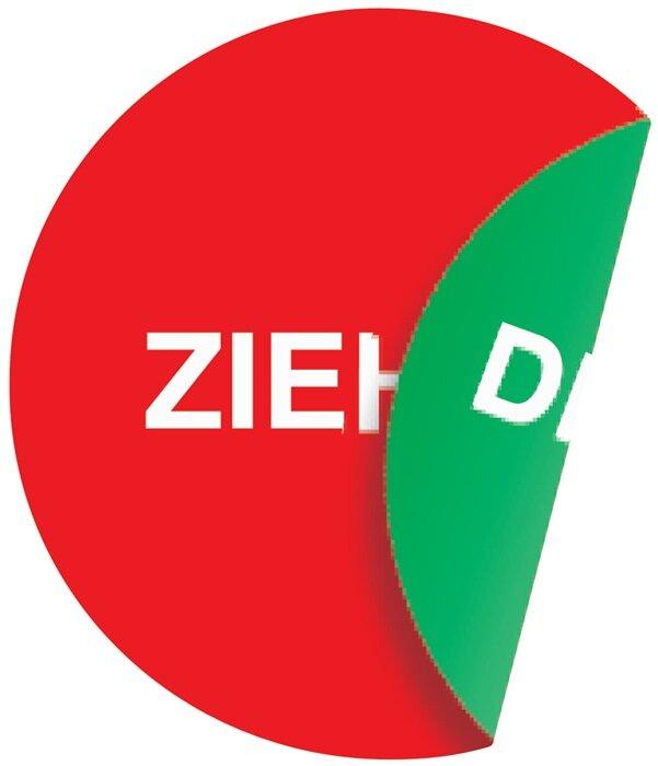 Productafbeelding HP Autozubehör Deursticker Ø 100 mmLxB trek-/drukfolie zelfklevend