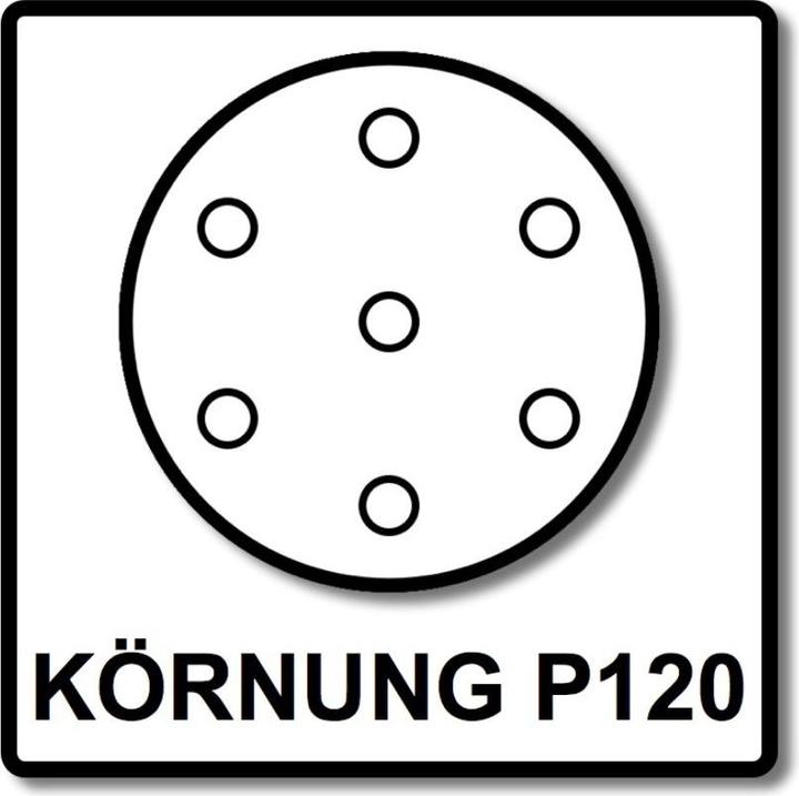 Actual product image Festool STF D225/128 Grinding disc garnet P120 225 mm 50 pcs. ( 2x 205657 ) for long-neck sanders (P120)