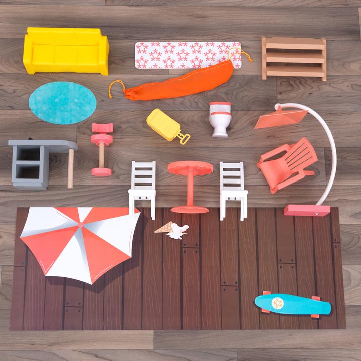 Produktbild KidKraft Strandhaus Riesenrad-Spass