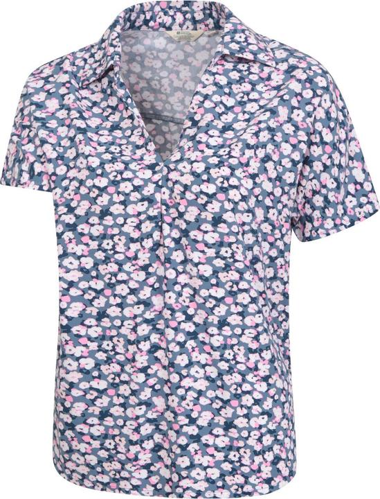 Actual product image Mountain Warehouse Womens/Ladies Valleta Floral Short-Sleeved Shirt (36 D)