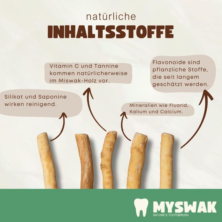 Image du produit Miswak Bois de dentiste (6 x)