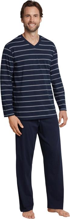 Image du produit Schiesser pyjama long naturel 100% coton | aussi grande taille (62)