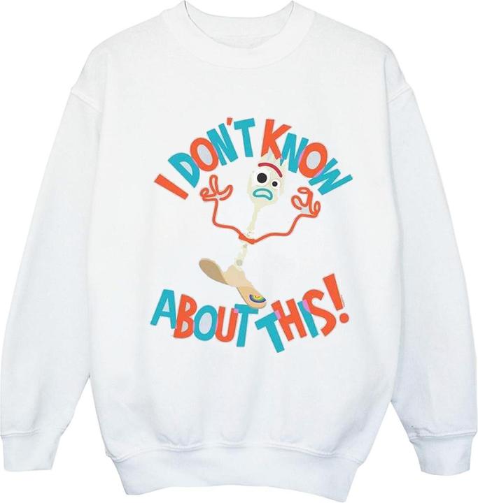 Disney Toy Story 4 Forky I Dont Know About This Sweatshirt Mädchen