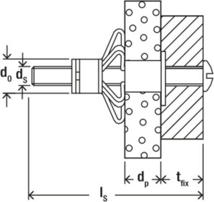 Produktbild Fischer Hohlraum-Metalldübel HM 5x65 H K (4) (4 Stk.)