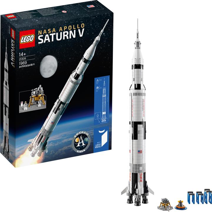 Immagine prodotto LEGO NASA Apollo 11 Saturn V (21309, LEGO Ideas, Set LEGO rari)