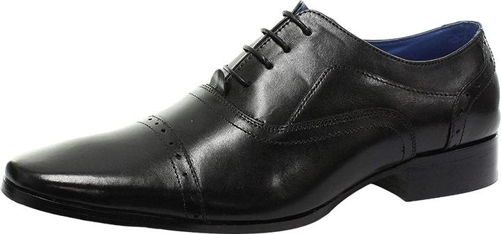 Produktbild Roamers 4 Ösen Punch Cap Leder Oxford Schuhe (44)