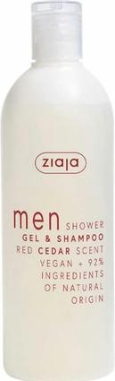 Immagine prodotto Ziaja Gel doccia e shampoo Red Cedar Men (Gel e Shampoo) 400 ml (400 ml)