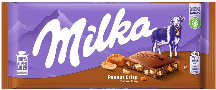 Actual product image Milka Peanut Crisp 90g (90 g)