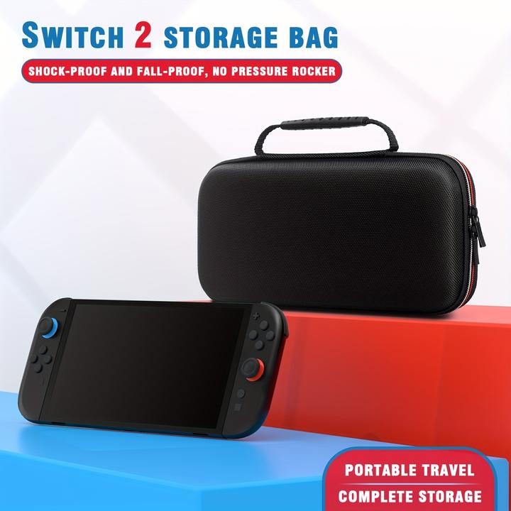 Image du produit PhoneLook Étui de transport rigide pour Nintendo Switch 2 (2025) avec poches en mesh et poignée (Switch 2)