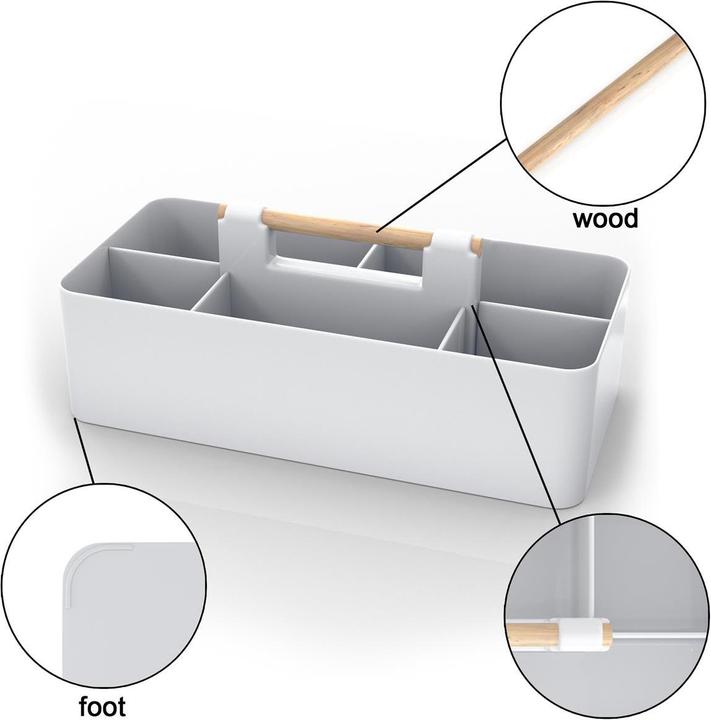 Immagine prodotto Intirilife Organizzatore per il trucco in grigio