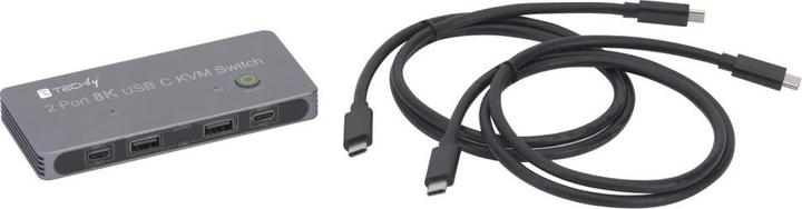 Produktbild Techly KVM USB-C Switch 8K DisplayPort