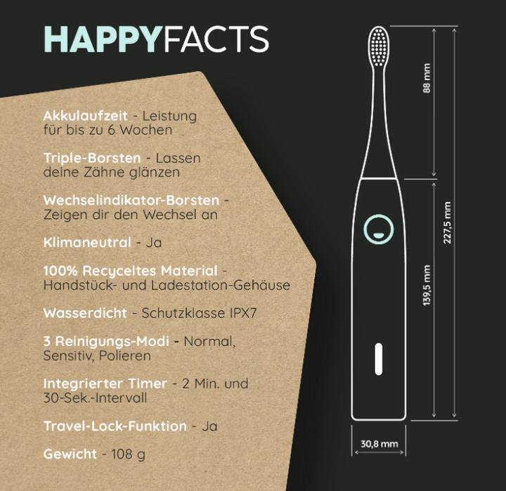 Actual product image happybrush Happy Brush Eco Vibe 3 (Sonic toothbrush)