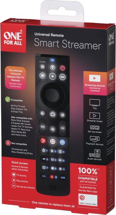 Immagine prodotto One for All URC 7945 (Telecomando universale, Infrarossi)