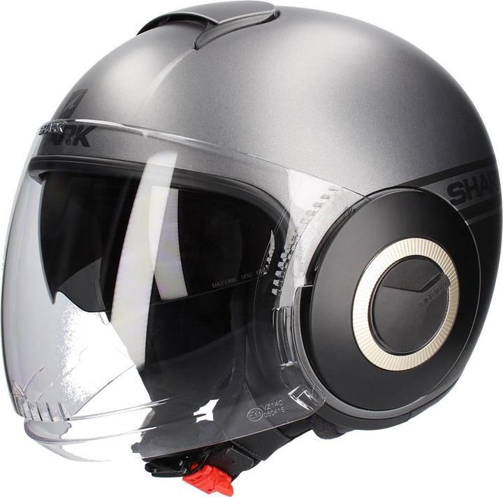 Produktbild Shark NANO STREET NEON MATT Jethelm matt anth.-schwarz XS (XS)