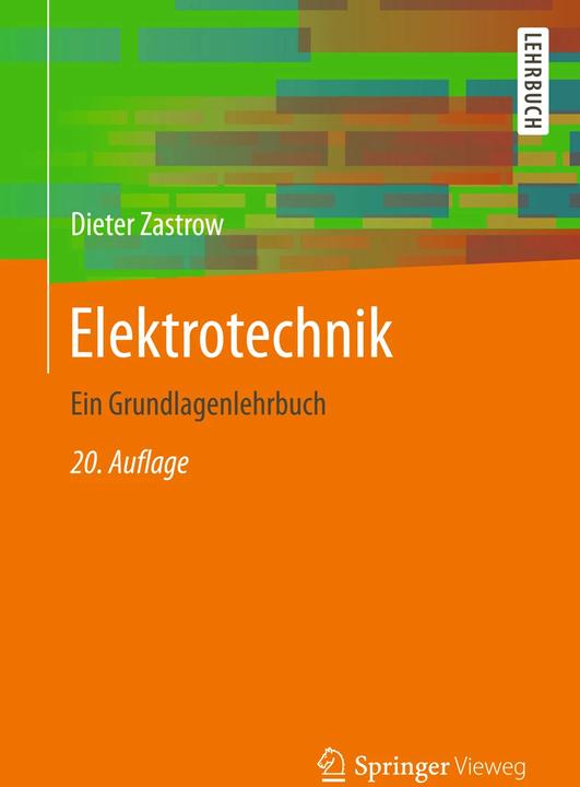 Actual product image Elektrotechnik (German, Dieter Zastrow, 2018)