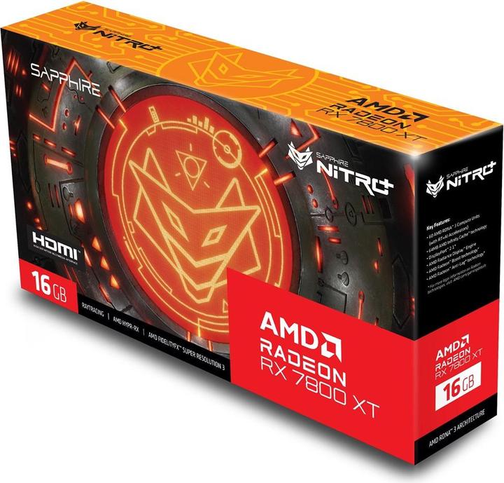 Produktbild Sapphire RX 7800 XT Nitro+ Gaming OC (16 GB)