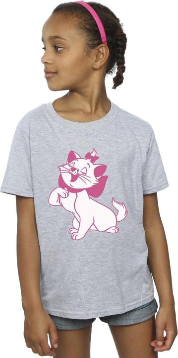 Actual product image Disney Girls The Aristocats Marie Cotton T-Shirt (140, 146)