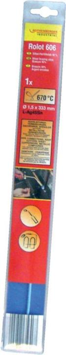 Immagine prodotto Magni ROTHENBERGER Lega di brasatura industriale all'argento 45% Ø/lunghezza: 1,5/333 mm Flusso incluso