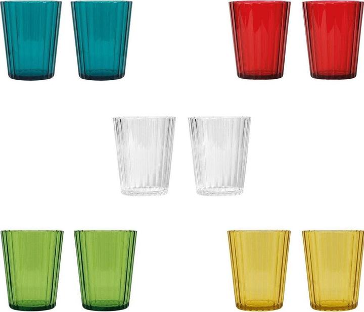 Produktbild Easy Life 2er Set Gläser aus Acryl 350ml, grün (0.35 l)