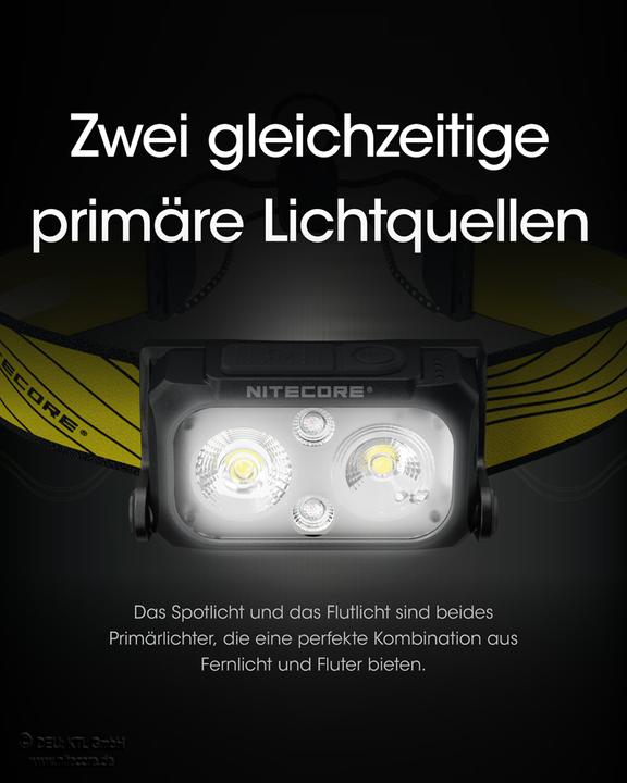 Actual product image Nitecore NU25-400 - 400 lumen (400 lm)