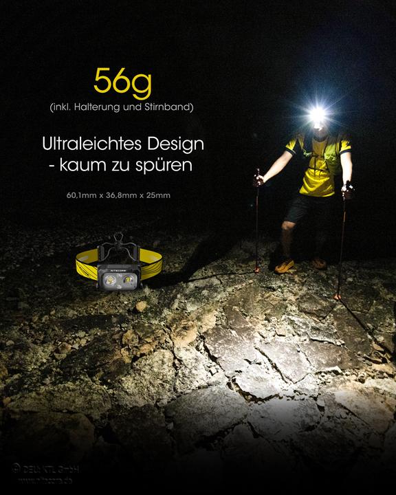 Actual product image Nitecore NU25-400 - 400 lumen (400 lm)