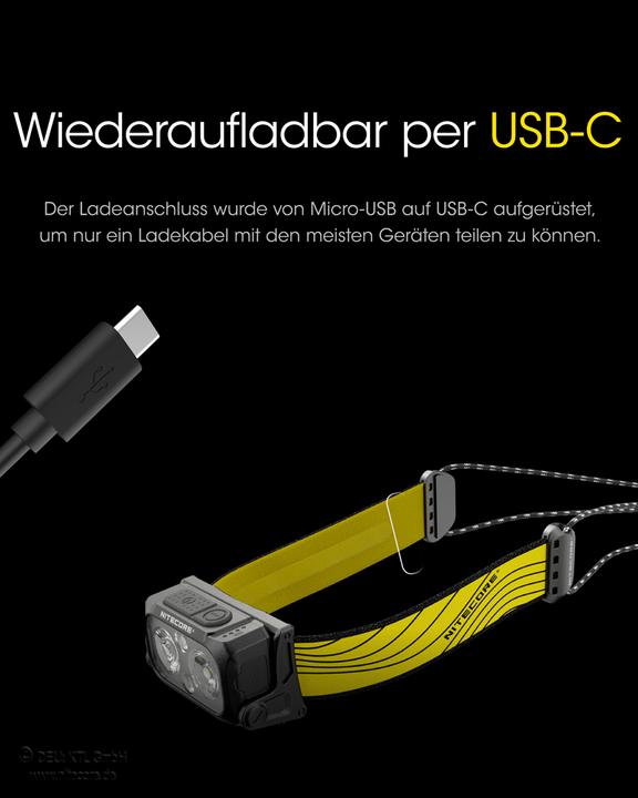 Actual product image Nitecore NU25-400 - 400 lumen (400 lm)