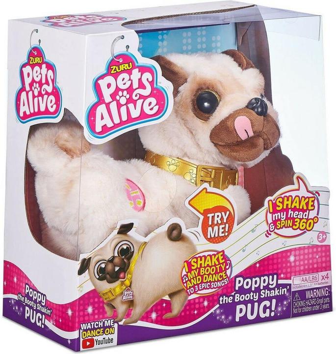 Produktbild Magni Pets Alive Mops Poppy interaktiv (29 cm)