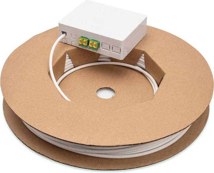 Actual product image Digitus Fttx installation kit LC/APC pre-assembled/4-fibre/50m (S/FTP, CAT6, 50 m)