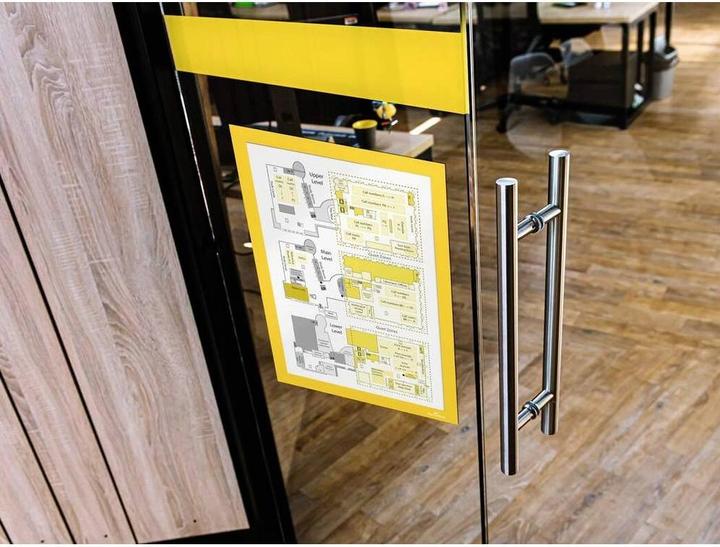 Produktbild Durable 2 Magnetrahmen selbstklebend DURAFRAME® gelb