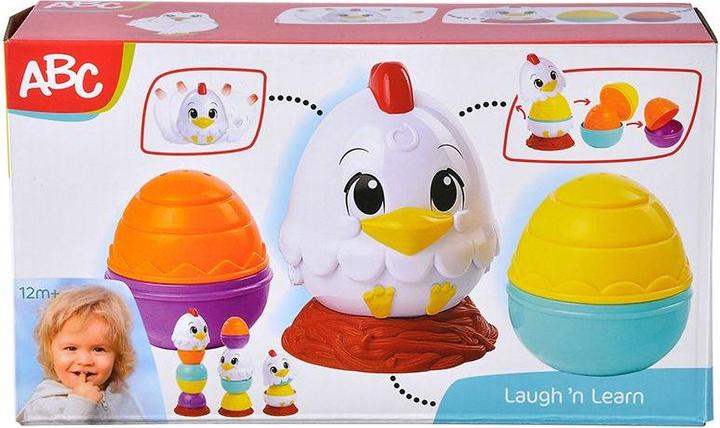 Immagine prodotto Simba 104010184 - Gallina impilabile ABC, gallina Roly-Poly con uova da impilare, nido, M