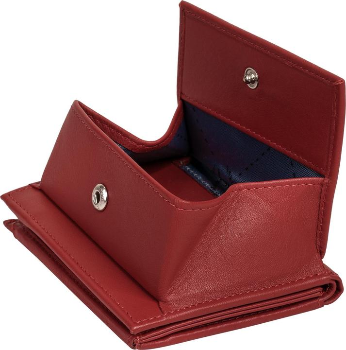Image du produit Bugatti Secure Slim - Porte-cartes de crédit RFID avec poche viennoise pour la monnaie