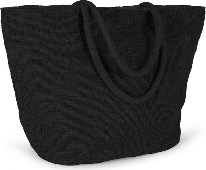 Actual product image Kimood Tote bag braided jute yarns and knitted fabric effect