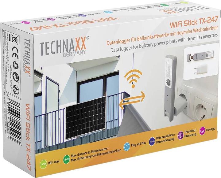 Actual product image Solar WiFi Stick TX-247