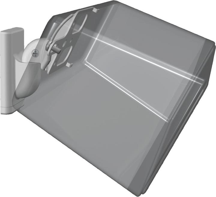 Image du produit Sanus Support mural pour Sonos ONE, PLAY:1 & 3 (1 pièce, Installation murale, Pivotant, Inclinable)