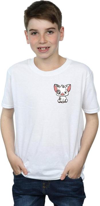 Immagine prodotto Disney Moana Pua The Pig Breast Print Maglietta Ragazzi (140, 146)