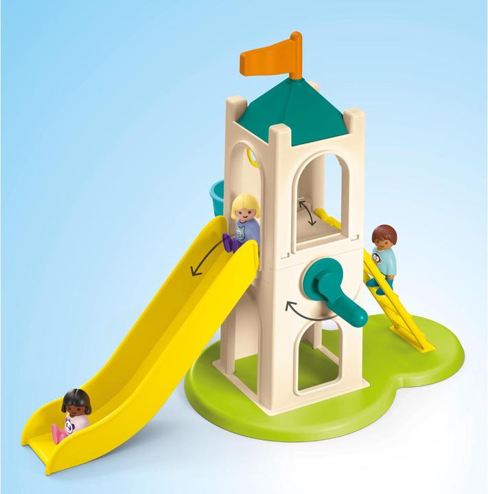 Image du produit Playmobil 1.2.3 : Tour d'expérience avec stand de glace (71703, Playmobil 1.2.3)