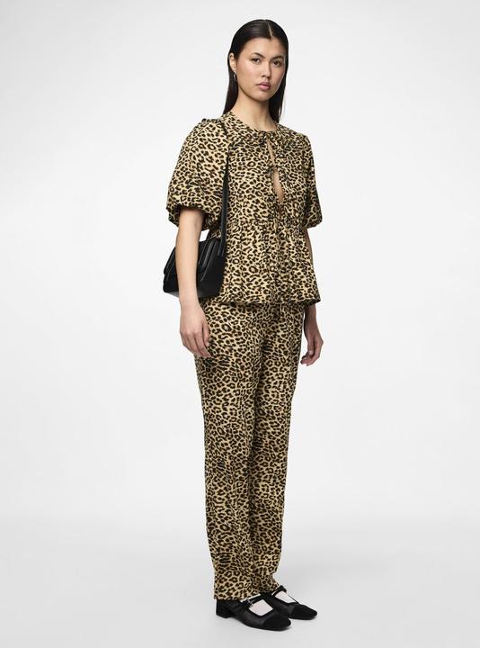 Produktbild Pieces PCNANCY LEOPRINT Hose mit weitem Bein (S)
