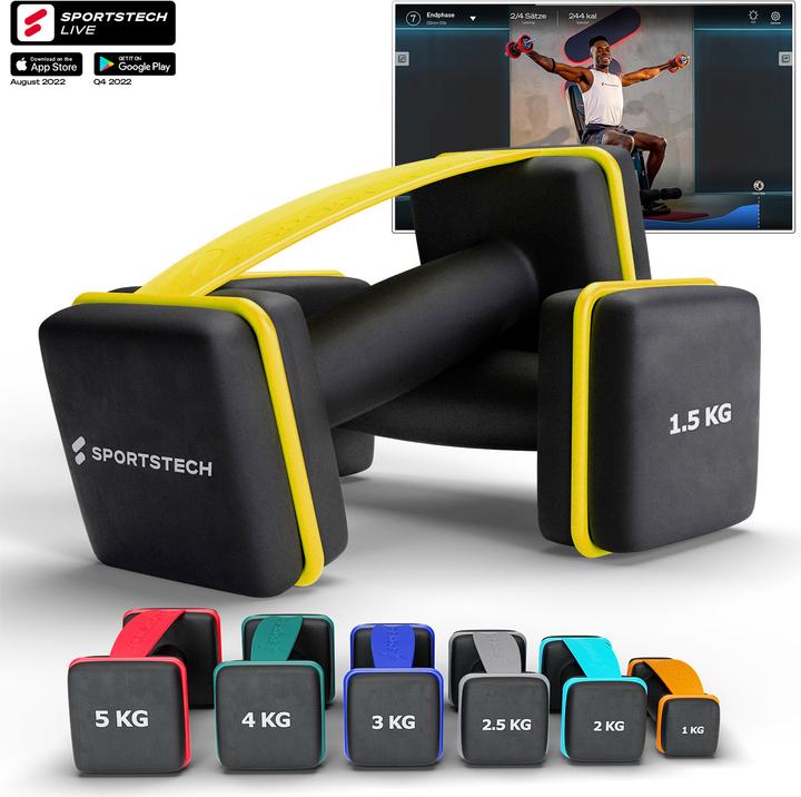 Produktbild Sportstech AH100 30 Hanteln (2 x 1.5 kg)