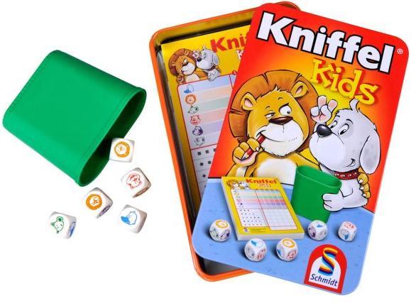 Productafbeelding Schmidt Spiele Yahtzee Kinderen Metalen Blik (Duits, Frans, Italiaans)
