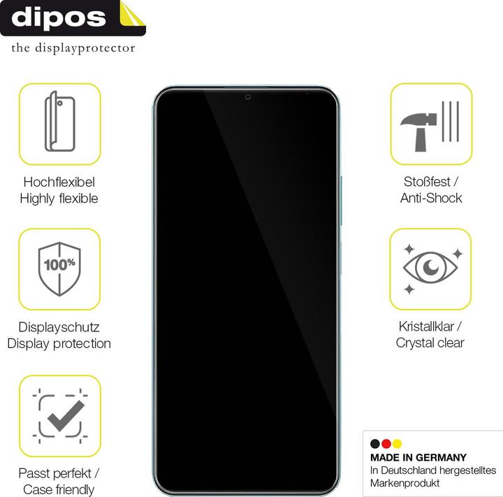 Produktbild Dipos 3D Full Cover Schutzfolie (1 Stück, Realme Note 50)