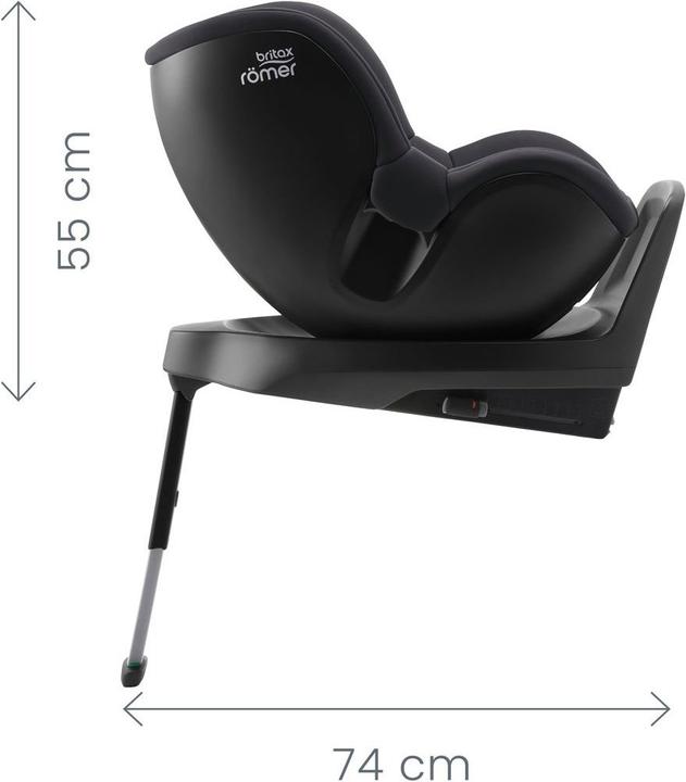 Productafbeelding Britax Römer Dualfix Plus (Reboarder, ECE R129/i-Size standaard)