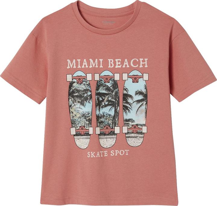 Vertbaudet Jungen T-Shirt mit Fotoprint, Recycling-Baumwolle
