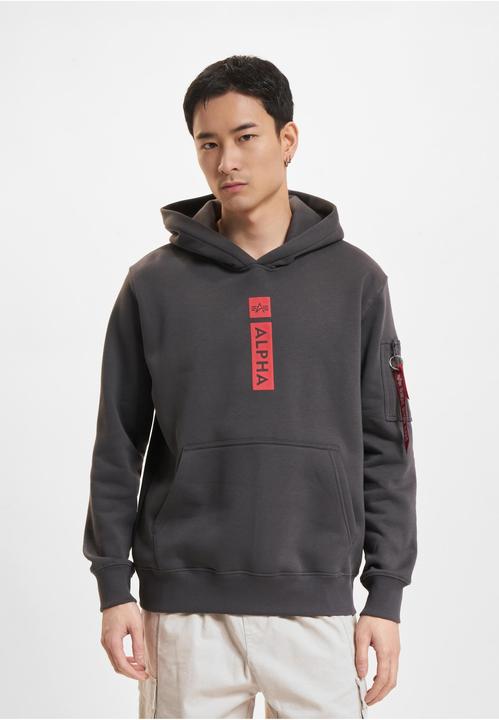 Actual product image Alpha Industries Logo BP Hoodies - 145441 (XXL)