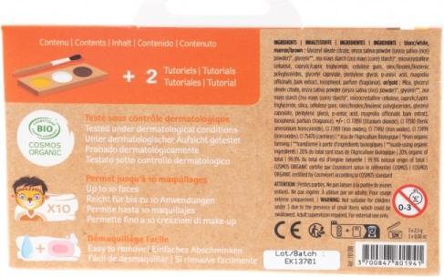 Actual product image Namaki Organic make-up set 3 colours lion & giraffe -