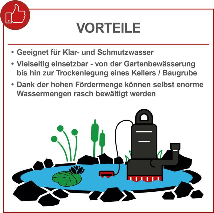 Actual product image Scheppach DWP750 (Sewage pump)